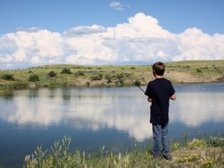 Boy Fishing