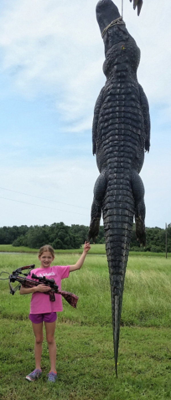 Ella and her gator