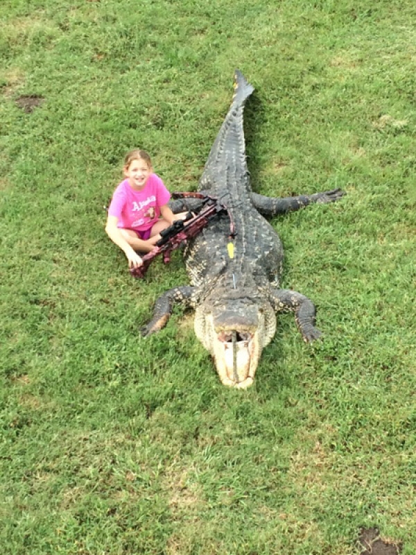 Ella and her gator