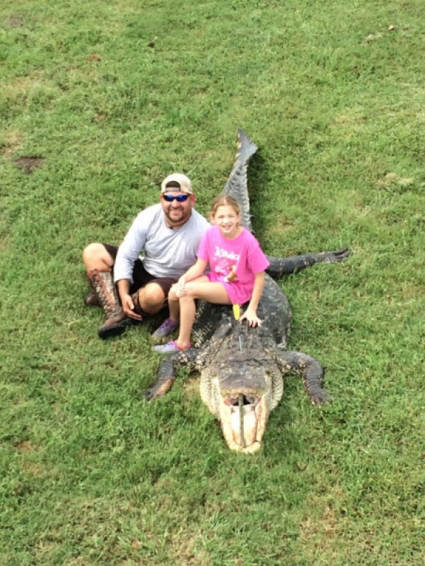 Ella and her gator